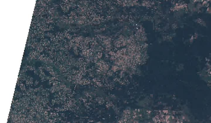 Sentinel-2 true-colour quicklook over the Białowieża Forest, Poland